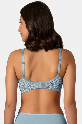 Amante Double Layered Non Wired Full Coverage Super Support Bra - Boras In Bloom Pr — image 3